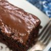 کیک شکلات باترمیلک-با فراستینگ فوج شکلات